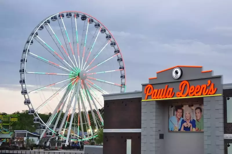 paula deens restaurant and the island wheel