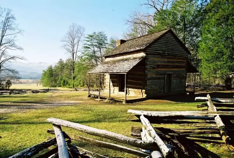 visiting historic cabins is one of the things to do in Cades Cove TN