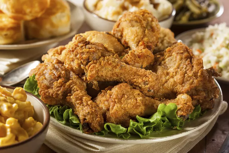 Fried chicken and Southern sides.