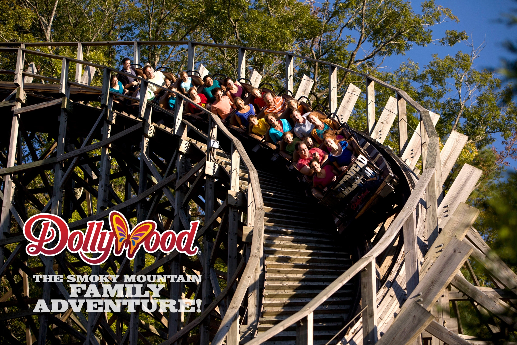 roller coaster at dollywood