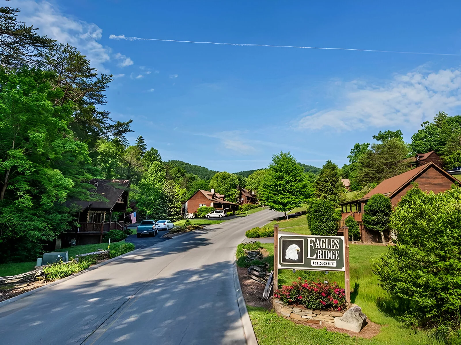 entrance to eagles ridge resort