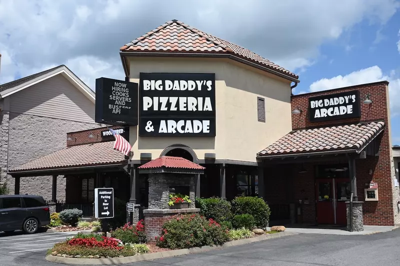 Big Daddy's Pizzeria is one of the best places to eat lunch in Pigeon Forge TN