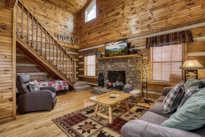 have a romantic pigeon forge cabin vacation in the lazy bear view